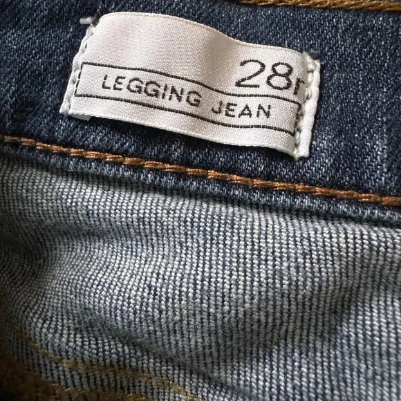 Gap 1969 Women's Legging Jeans Size 28R Medium Wash Blue - Picture 6 of 6